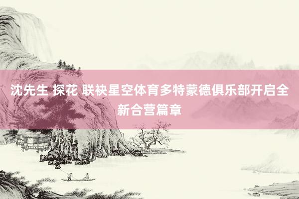 沈先生 探花 联袂星空体育多特蒙德俱乐部开启全新合营篇章